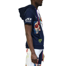 Load image into Gallery viewer, Juno Split Pullover Short Sleeve Hoodie
