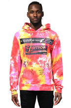 Load image into Gallery viewer, Mulberry Men&#39;s Premium Tie dye Pullover Hoodie
