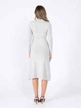 Load image into Gallery viewer, Knitted long sleeve elastic waist maxi dress
