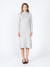 Load image into Gallery viewer, Knitted long sleeve elastic waist maxi dress
