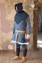 Load image into Gallery viewer, Skjoldehamn Cowl Knud Herringbone Black/Grey
