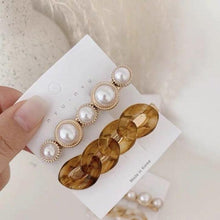 Load image into Gallery viewer, Korea Style Pearl Hair clip for Women Romantic Female Jewelry Chain Hairpin Accessories Hair Stick Barrettes  Hair Accessories for Party Wedding
