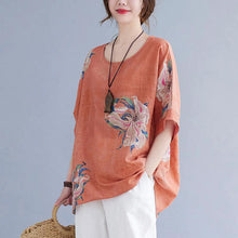 Load image into Gallery viewer, Korean Cotton Hemp Summer Half Sleeve Top - Effortlessly Stylish Comfort
