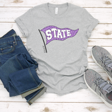 Load image into Gallery viewer, Kansas State Leopard Flag Tee OR Sweatshirt
