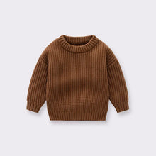 Load image into Gallery viewer, Baby Boys Girls Children Autumn And Winter Loose Knitted Coat Sweater - # BOAA111010001
