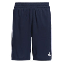 Load image into Gallery viewer, adidas boys Classic 3-stripes Shorts 7 White - # BOAA12610001
