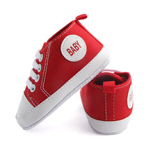 Load image into Gallery viewer, Canvas Classic Sports Sneakers Baby Boys Girls First Walkers Shoes Infant Toddler Soft Sole Anti-slip Baby Shoes - # GIAA71310006
