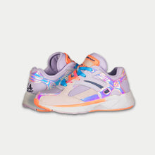 Load image into Gallery viewer, LA Gear Kids Catapult Light-Up Lowtop | Purple x Orange
