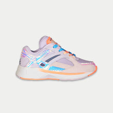 Load image into Gallery viewer, LA Gear Kids Catapult Light-Up Lowtop | Purple x Orange
