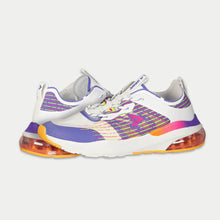 Load image into Gallery viewer, LA Gear Women's Artesia Lowtop | White x Purple x Orange
