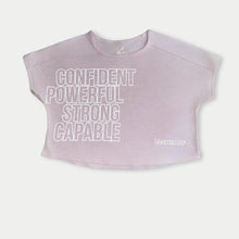 Load image into Gallery viewer, LA Gear Women’s Cropped Logo Tee | Lavender-Pink
