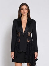 Load image into Gallery viewer, Lace Contrast Jacket
