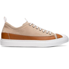 Load image into Gallery viewer, 65-360-TPE LANDO Sueded Calfskin Sneaker Taupe
