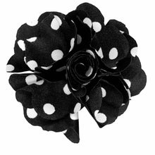 Load image into Gallery viewer, Vittorio Vico Men&#39;s Formal Polka Dot Flower Lapel Pin: Flower Pin Suit Accessories Pins for Suit or Tuxedo
