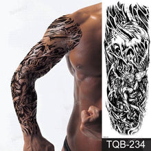 Load image into Gallery viewer, Large Black Temporary Tattoo Waterproof Luxury Big Tattoo For Body Arm Legs Modern Design
