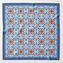 Load image into Gallery viewer, Barbaresco - Silk Neckerchief - Blue and Red
