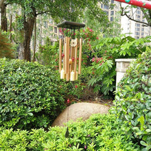 Load image into Gallery viewer, Large Copper Money Pendant Wind Chime Tubes Bells Copper Metal Pipe Chime Large Wind Chimes Bells Tubes Pendant Balcony Outdoor Yard Garden Home Decoration
