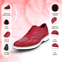 Load image into Gallery viewer, Lava Singh Mens Casual Textile Printed Lace up Shoes
