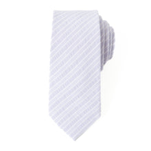 Load image into Gallery viewer, Lavender Stripe Men's Tie

