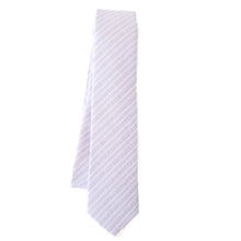Load image into Gallery viewer, Lavender Stripe Youth Tie

