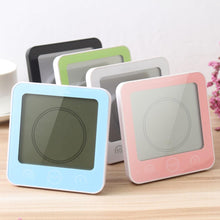 Load image into Gallery viewer, LCD Screen Waterproof Digital Bathroom Digital Bathroom Shower Kitchen Clock Timer with Alarm Waterproof for Water Splashes Visual Countdown Timer Time Management  Wall Clock Temperature Humidity Countdown Time Function Wash Shower Hanging Clocks Timer
