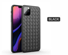 Load image into Gallery viewer, Leather Breathable Mesh Phone Case Suitable For iPhone 14 13 11 Pro Max 12 Mini Xs 6S 7 8 Plus X XR Silicone Soft Thin Protective Exquisite Textures Case For Iphone Comfortable Grip Elegant Case For Smartphone
