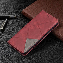 Load image into Gallery viewer, Leather Case For iPhone 11 12 13 14 Pro Max Mini XR XS Max X Flip Case Cover For iPhone SE Brown Leather Flip Case with Invisible Magnet and Card Slot Protective Case
