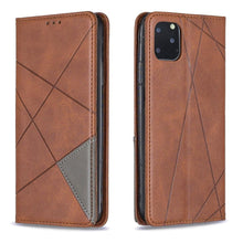 Load image into Gallery viewer, Leather Case For iPhone 11 12 13 14 Pro Max Mini XR XS Max X Flip Case Cover For iPhone SE Brown Leather Flip Case with Invisible Magnet and Card Slot Protective Case
