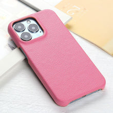 Load image into Gallery viewer, Leather Case For iPhone 14 13 12 Pro Max 13 Mini 14 Back Cover Simple Classic Quality Shockproof High Protection Leather Soft Grip Phone Back Cover For iPhone
