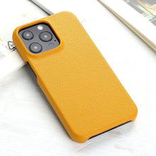 Load image into Gallery viewer, Leather Case For iPhone 14 13 12 Pro Max 13 Mini 14 Back Cover Simple Classic Quality Shockproof High Protection Leather Soft Grip Phone Back Cover For iPhone
