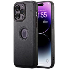 Load image into Gallery viewer, Leather Case Thin Flexible Soft Grip Luxury  PU Leather Cover for Men Durable Anti-Scratch Full Phone Cases For iPhone 14 Pro Max 14 Plus Case Slim PU Leather Soft Shockproof Back Cover for iPhone 14 Pro

