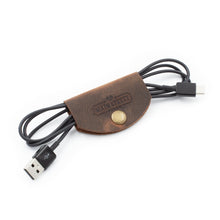 Load image into Gallery viewer, Leather Cord Wraps / Cable Organizers
