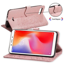 Load image into Gallery viewer, Leather Flip Case For Xiaomi Redmi 8 6 6A 5 Plus 4A 4X Note 9 5A 4 5 7 6 8 9S 9 Pro 8T 3S 7A 8A Redmi 9 For Redmi 9A 9C 7A Cover Classic Design  Leather Stand Flip Cover
