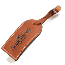 Load image into Gallery viewer, Full Grain Leather Luggage Tag
