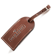 Load image into Gallery viewer, Full Grain Leather Luggage Tag
