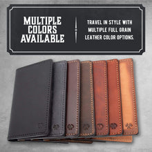 Load image into Gallery viewer, Leather Passport Holder / Field Notes Cover
