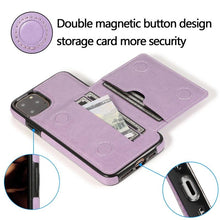 Load image into Gallery viewer, Leather Wallet Case For iPhone 11 Pro Max XS Max XR X 8 7 6S 6Plus 5 5S With Stand Card Pocket Case Cover Shockproof Texture PU Leather  Wallet Cover
