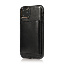 Load image into Gallery viewer, Leather Wallet Case For iPhone 11 Pro Max XS Max XR X 8 7 6S 6Plus 5 5S With Stand Card Pocket Case Cover Shockproof Texture PU Leather  Wallet Cover
