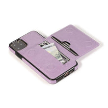 Load image into Gallery viewer, Leather Wallet Case For iPhone 11 Pro Max XS Max XR X 8 7 6S 6Plus 5 5S With Stand Card Pocket Case Cover Shockproof Texture PU Leather  Wallet Cover
