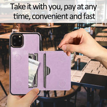 Load image into Gallery viewer, Leather Wallet Case For iPhone 11 Pro Max XS Max XR X 8 7 6S 6Plus 5 5S With Stand Card Pocket Case Cover Shockproof Texture PU Leather  Wallet Cover
