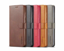 Load image into Gallery viewer, Leather Wallet Case for Xiaomi 12T 12X 11T Mi 11 Lite Poco M4 M3 X4 X3 Pro F3 Redmi 10C 9C 9A Note 11S 10 9S 8T Pro Flip Cover Card Holder  Wallet Flip Protective Phone Case
