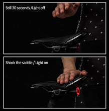 Load image into Gallery viewer, LED Bicycle Waterproof USB Charging Taillight Cycling Flashlight Auto Brake Sensing Smart Bicycle Rear Brake Lights Braking Sensing Taillights USB Rechargeable Ultra Bright LED Warning Bicycle Flashlight
