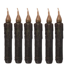 Load image into Gallery viewer, LED Flameless Wax Candle Battery Operated Taper Pillar Candle LED Plastic Candles For Restaurants Hotels Museums Black Flameless Candles Real Wax Flickering LED Pillar Candles
