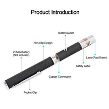 Load image into Gallery viewer, LED Laser Pet Cat Toy Red Dot Light Sight 530Nm 405Nm 650Nm Interactive Pen Pointer For Cats Dogs Pet Interactive Toys Cat Chase Exercise Toys For Indoor Cat Laser Presentation Remotes For Indoor Classroom Teaching
