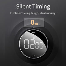 Load image into Gallery viewer, LED Magnetic Digital Timer For Kitchen Cooking Countdown Alarm Clock Digital Kitchen Timer, Large Magnetic LED Countdown Timer with Constant Light Function for classrooms 3-Level Volume Quiet Egg Timer for Children  Electronic Cooking Countdown Timer
