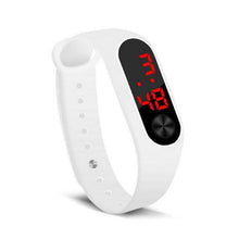 Load image into Gallery viewer, LED Sports Watches Women Silicone Electronic Digital Watch Student Wrist Bracelet LED Digital Silicone Strap Creative Hand Ring Electronic Watch Suitable For Women Men Student Kids
