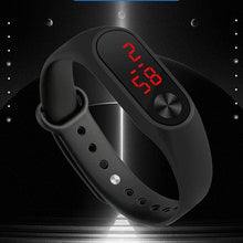 Load image into Gallery viewer, LED Sports Watches Women Silicone Electronic Digital Watch Student Wrist Bracelet LED Digital Silicone Strap Creative Hand Ring Electronic Watch Suitable For Women Men Student Kids
