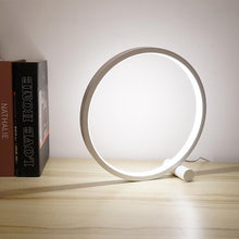 Load image into Gallery viewer, LED Table Lamp Bedroom Bedside Lamp Round Acrylic Living Room Lamp Reading Lamp Black/white Touch Control Dimmable Night Light Decorative Table Lamp Cute Study Lamps for Bedroom Décor
