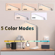 Load image into Gallery viewer, LED Table Lamp Desk Lamp Step less Dimmable Reading Office Foldable Rotatable Touch Switch DC 5V USB Night Light Desk Lamps Decorative Table Lamp Cute Study Lamps for Bedroom Décor
