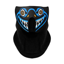 Load image into Gallery viewer, LED Warm Headgear ED Face Mask Party Masks Light Up Dance Halloween Cosplay Easter Rave Mask Luminous Costume Washable Foldable  Luminous Cool Party Mask Activated Light Up Mask Led Music Party Mask Led Music Mask for Festival Party
